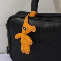 Gantungan Tas Beruang Mr. Bean dari Kulit Sintetis, Gantungan Kunci Beruang Teddy Lucu, Gantungan Tas Dompet, Aksesoris Tas untuk Tas Tangan