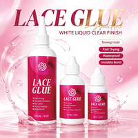 Colle pour perruque en dentelle imperméable à forte tenue, résistante à la transpiration, adhésif pour perruque en dentelle à séchage rapide, logo personnalisé, vente en gros OEM