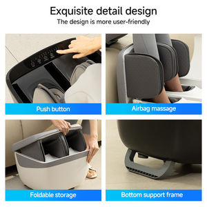 OEM fabricante Repor inalámbrico desmontable Shiatsu pie masajeador portátil cuidado de la salud electrónica - Product Image 2