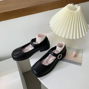 Fashion Student <strong>Black</strong> School <strong>Shoes</strong> Uniform <strong>Mary</strong> <strong>Jane</strong> With Classic Round Lightweight Girls Flat Leisure Loafers <strong>Shoes</strong> - Product Image 4