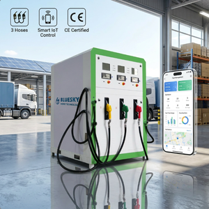 Estación Móvil de Combustible <span class=keywords><strong>BLUESKY</strong></span>, Dispensador de Gasolina y Diésel Portátil de 3000L/6000L, Tanque Integrado, Bomba de 750W, 110V/220V/380V - Product Image 1