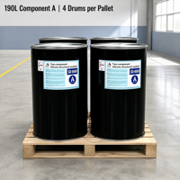 Scellant structurel en silicone bicomposant pour murs-rideaux de grande hauteur, résistant à la pression du vent et aux charges mortes