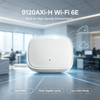 Punto de Acceso Inalámbrico 9120AXI-H Ruckus 802.11ax de Doble Radio para Interiores, Punto de Acceso Wi-Fi 6 Comercial de Alta Densidad