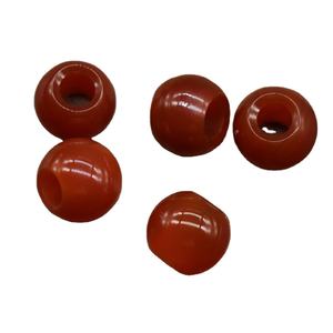 <span class=keywords><strong>Perles</strong></span> de pierre de cristal de guérison naturelle 5mm diamètre intérieur 12mm pierre précieuse d'agate grand trou pour la fabrication de bijoux à bricoler soi-même produit Nature en vrac - Product Image 5