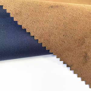 Chất lượng cao <span class=keywords><strong>2</strong></span> lớp Faux vải da lộn nhiều lớp Jersey vải nâu vải da lộn - Product Image 5