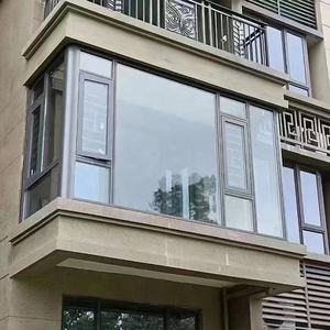 Fenêtres en aluminium à rupture <span class=keywords><strong>de</strong></span> pont thermique pour maisons, fenêtres en verre DQ20, fenêtres en aluminium à double vitrage, portes - Product Image 1