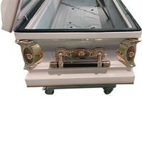 Venta caliente estilo americano suministros funerarios elegantes accesorios de ataúd decoración-Juego de esquinas y manijas de ataúd precio al por mayor