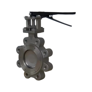 Lug Válvula Borboleta, Alavanca operada, Assento triplo excêntrico de metal, Substituição para portão/bola/válvula de controle, para tratamento óleo/água - Product Image 1