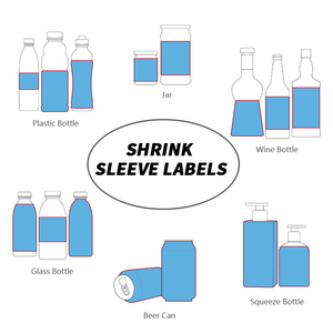 Chai nhựa nhiệt co tay áo Pet nhiệt co lại phim tay áo bọc nhãn cho nước ép trái cây Chai Thủy Tinh Nhãn - Product Image 6