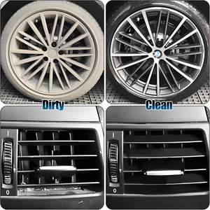 Kit de 8 brosses pour jantes, brosses de nettoyage de pneus, brosses de detailing et brosse à récurer les pneus durs, kit de brosses de nettoyage de jantes - Product Image 6