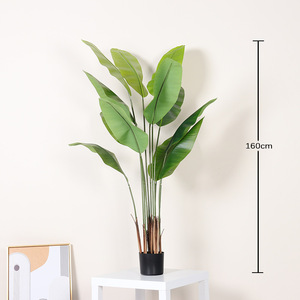 4フィート～7フィートのトラベラーズパーム、リアルタッチプラスチック製装飾植物、庭園飾り、卸売、オフィス、家の装飾、高品質人工植物 - Product Image 6