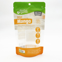 Sac de poche d'emballage de mangue en plastique pour la nourriture, pochette debout personnalisée
