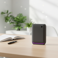 Diffuseur d'arômes silencieux pour bureau 260 ml, mural, sans eau, contrôlé par application, pour le soulagement du stress et la purification de l'air - DATA AROMA