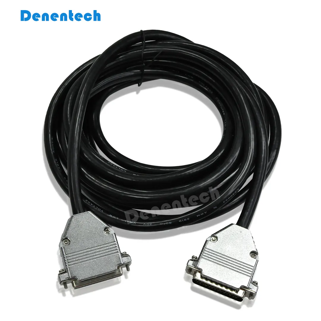 Denentech Câble de connecteur de D-SUB mâle et femelle triple rangée dsub 44P de haute qualité D-SUB câbles