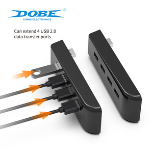 Compatible avec la console de jeu PS5, accessoires, hub <span class=keywords><strong>USB</strong></span> 2.0, extension, transmission de données haute vitesse, extenseur - Product Image 3