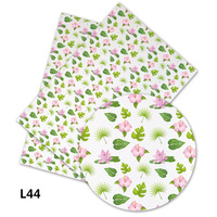 136 Cm * 30 Cm Professionnel Personnalisé Floral Coloré Fleur Imprimé Tissu En Similicuir Pour Bandeau