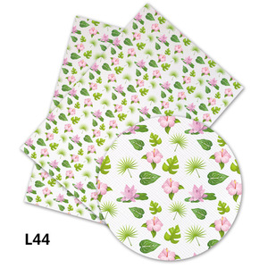 136 Cm * 30 Cm Professionnel Personnalisé Floral Coloré Fleur <span class=keywords><strong>Imprimé</strong></span> Tissu En Similicuir Pour Bandeau - Product Image 3