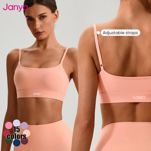 <span class=keywords><strong>Reggiseno</strong></span> <span class=keywords><strong>Sportivo</strong></span> Janya con Logo Personalizzato, Traspirante, per Palestra e Fitness, con Spalline Regolabili e Coppe Imbottite Rimovibili per Donne - Product Image 1
