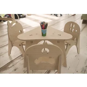 Производитель детской мебели детский учебный стол уникальный дизайн Монтессори детский стол и стул для ребенка