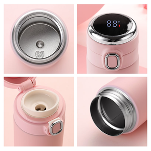 Tùy chỉnh chân không flasks 320/420ml Thermo Tumbler thép không gỉ thông minh phích Flask LED kỹ thuật số hiển thị nhiệt độ chai nước - Product Image 4
