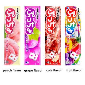 ขนมญี่ปุ่นขายดี ยูฮา ฟรุ๊ต กัมมี่ รสพีชและองุ่น ไส้แยม ขนมเยลลี่แบบแซนวิช 50 กรัม - Product Image 2