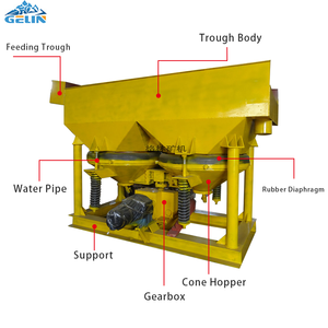 Nặng Nhiệm Vụ Trọng lực Jig máy hiệu quả cao Jig tách máy tự động khoáng sản Hệ thống chế biến - Product Image 1