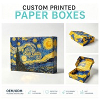 Boîte d'emballage personnalisée avec logo, boîte cadeau, boîte d'expédition, carton ondulé recyclable