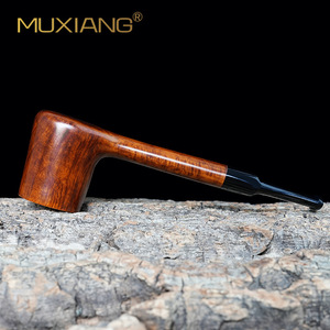 Muxiang Briar Wood Smoking Pipe Straight Type Handmade Tobacco Pipe For Men Vintage Style Filter Pipe - Product Image 4