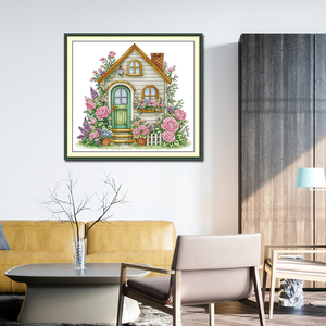 Kit <span class=keywords><strong>de</strong></span> Punto <span class=keywords><strong>de</strong></span> Cruz para Decoración del Hogar, Patrón HD Impreso, Tela <span class=keywords><strong>Aida</strong></span> 16/14/11CT, Kit <span class=keywords><strong>de</strong></span> Bordado DIY - Product Image 2