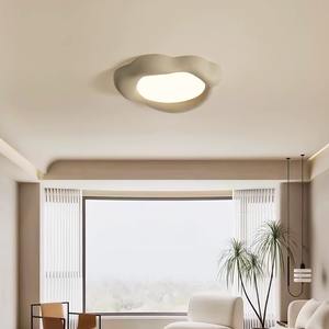 Lámpara de Techo de Diseño Original Estilo Wabi-Sabi Moderno con Temática Nórdica Crema para Dormitorio, Sala de Estar y Comedor - Product Image 4