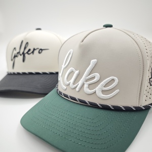 High Quality 5 Panel Solid Color Camouflage Waterproof Golf <b>Cap</b> Custom Embroidery Logo Low MOQ OEM Laser Perforated <b>Quick</b> <b>Dry</b> - Product Image 4