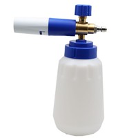 Lance en mousse de neige en plastique électrique 1000W haute pression 3000psi PA Pot pour le nettoyage sous pression d'approvisionnement d'usine de lavage de voiture