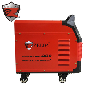 เครื่องเชื่อมไฟฟ้าอุตสาหกรรมแบบพกพา ZELDA MMA-400A โมดูล IGBT 380V สำหรับงานหนัก มอเตอร์ใหม่ ประสิทธิภาพ 85% รับประกัน 1 ปี - Product Image 4