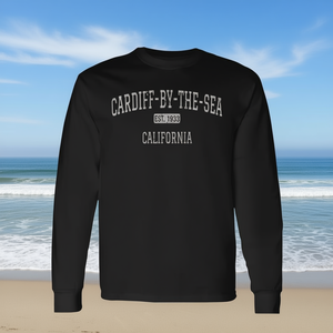 T-shirt vintage à manches longues Cardiff-By-The-Sea California - Product Image 3