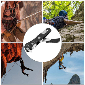 ANT5PPE dispositivi di assicurazione in corda doppia comandi a mano auto-frenante scalata Stop discender per funi attrezzatura di soccorso 8-13mm - Product Image 6