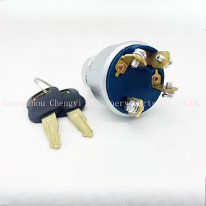 Ensemble de remplacement de commutateur de contact pour excavatrice 9G7641, interrupteur de démarrage pour engins lourds avec 2 clés pour la construction - Product Image 2