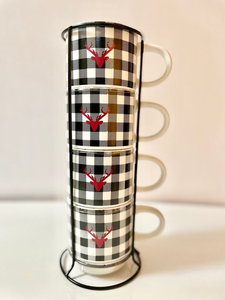 Mug de Noël en porcelaine avec design de dessin animé personnalisé, OEM, empilable, compatible lave-vaisselle et micro-ondes, réutilisable, certifié BSCI, cadeau d'entreprise - Product Image 2