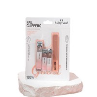 Ensemble de manucure Rubyface en acier inoxydable de haute qualité Ensemble de coupe-ongles Durable Sharp Cross-Border Multi-Size Combination