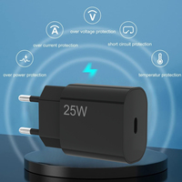 Adaptateur de voyage électrique 25W PD3.0 Type-C à protection OTP/OVP pour téléphones mobiles S25/S24/S23 – Meilleures ventes