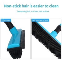 Vente chaude tapis pour animaux de compagnie épilateur épurateur sans poussière essuie-mains brosse de sol en caoutchouc nettoyage chien balai