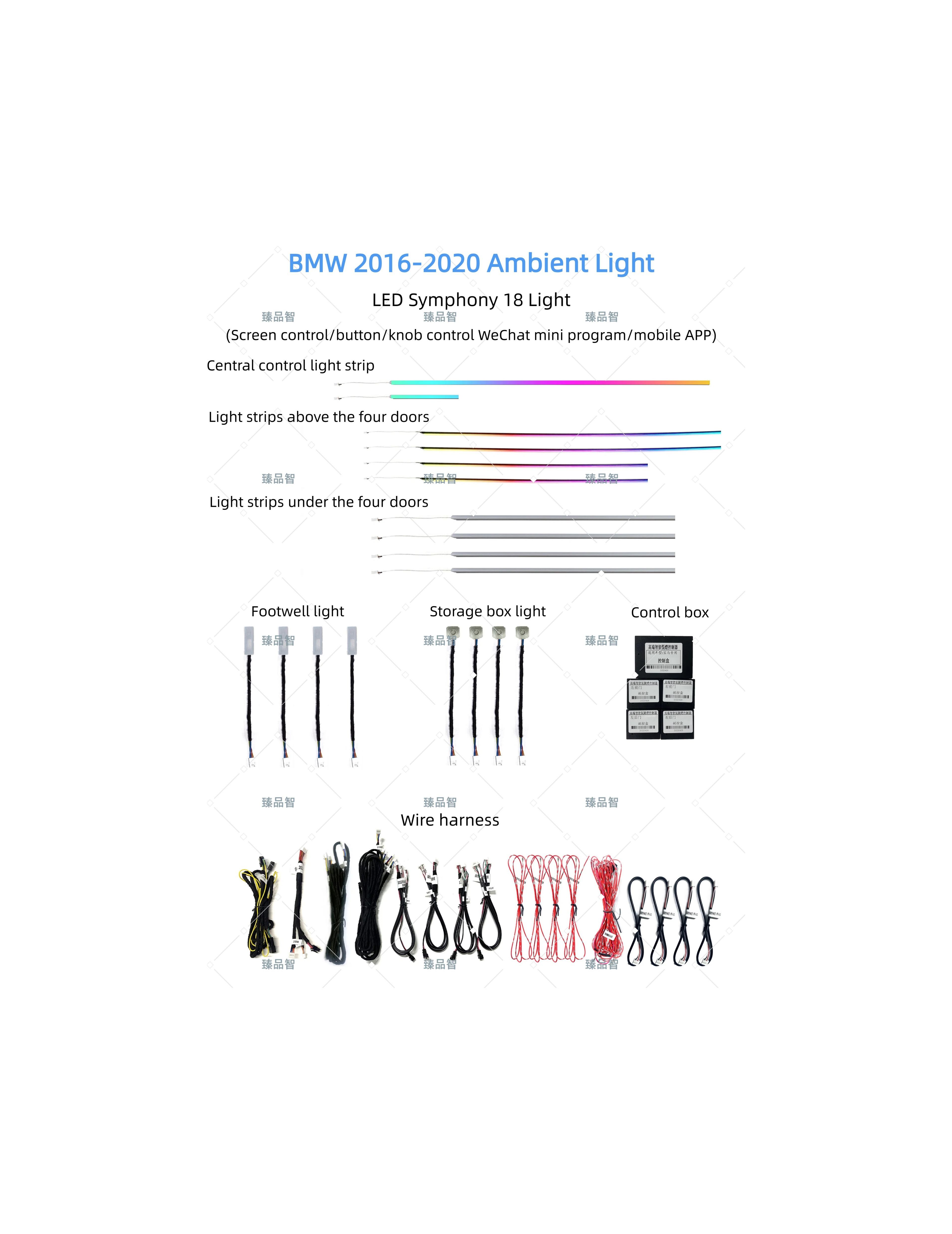 BMW X1 X2 2016-2022 F48 F49 18 lights