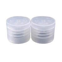 Conteneur de crème à capuchon rabattable en plastique Pommade Bocal en plastique Bouteilles de pilules vides avec bouchons en aluminium