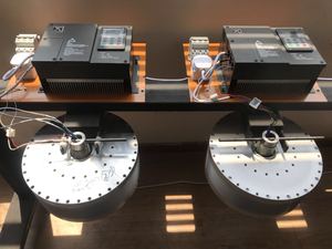 Tốc độ thấp nam châm vĩnh cửu động cơ servo pmsm hvls động cơ quạt 1.5KW với bộ điều khiển - Product Image 5