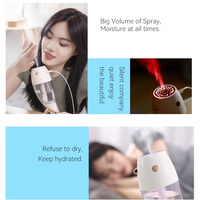 Hxtc88 lumière LED colorée eau de luxe grande Charge USB à ultrasons Portable H2o purificateur d'air à brume froide mignon Mini humidificateur pour animaux de compagnie