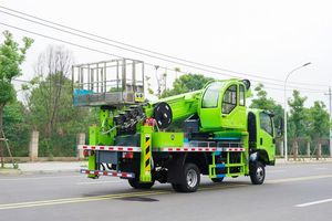 1SUZU 4x4 Off-road Single Cab Aerial Working <b>Platform</b> Boom <b>Truck</b> with 360-Degree Rotating Aluminum Working Bucket <b>Platform</b> - Product Image 6