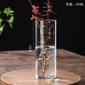 Handmade Modern Crystal Glass Cylinder <b>Vase</b> Elegant <b>Decorative</b> Centerpiece for Home or Wedding Crystal Floor <b>Vase</b> - Product Image 3
