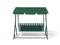 Balançoire de jardin 3 places de luxe moderne pour adultes, chaises d'extérieur, patio, plage, hamac en métal, chaise balançoire avec auvent