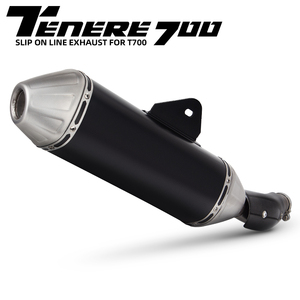 Silenciador de Escape para <span class=keywords><strong>Yamaha</strong></span> <span class=keywords><strong>T7</strong></span> T700 TENERE700 2019-2025, Kit de Tubo de Escape de Acero Inoxidable con DB Killer - Product Image 1
