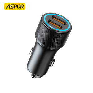Aspor A905 xách tay 36W nhanh chóng sạc xe hơi loại C xe sạc điện thoại USB <span class=keywords><strong>Adapter</strong></span> cho điện thoại - Product Image 2