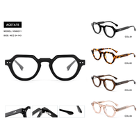 Montures optiques en acétate, lunettes de vue rétro à monture fine pour la lecture quotidienne et le travail